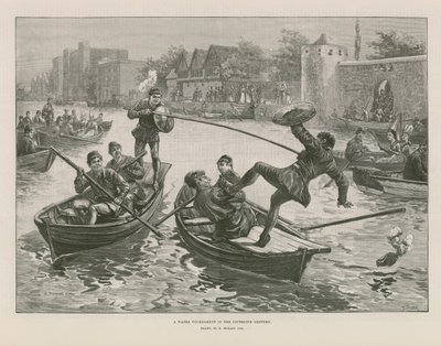 Een water toernooi in de vijftiende eeuw door Edward Morant Cox