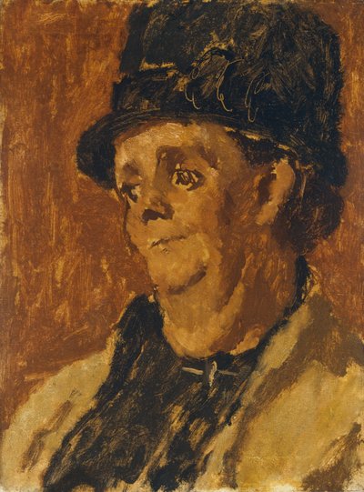 Mevrouw Evans (Olieverf op doek) door Edward Morland Lewis