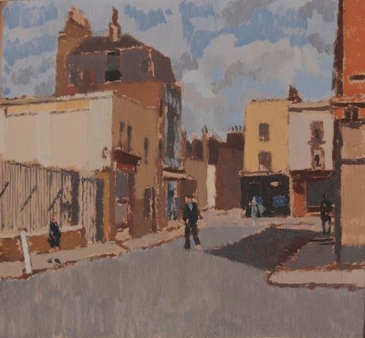Straat in de lente, 1923-1943 door Edward Morland Lewis