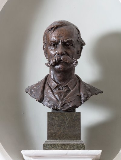Beeldhouwwerk van G. Blackall Simonds, ca. 1884-85 door Edward Onslow Ford