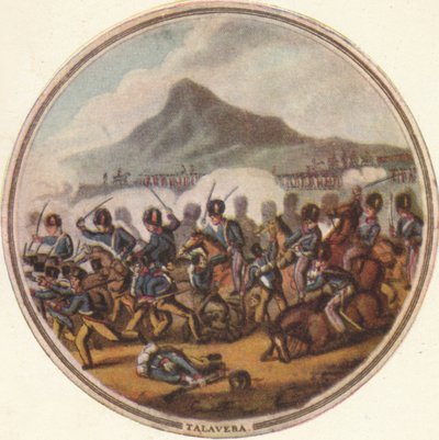 Slag bij Talavera, 1815, 1910 door Edward Orme