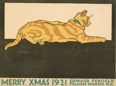 Fröhliche Weihnachten, 1921 door Edward Penfield