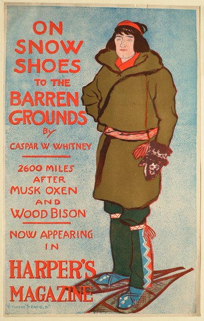 Op sneeuwschoenen naar de Barren Ground, door Caspar Whitney, mei Harper