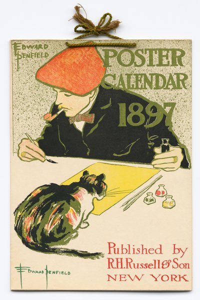 Affichekalender 1897 door Edward Penfield