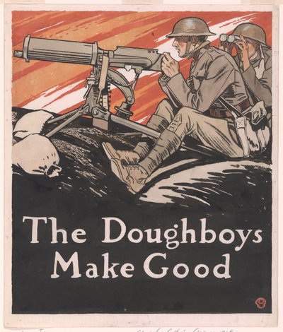 De Doughboys Slagen door Edward Penfield