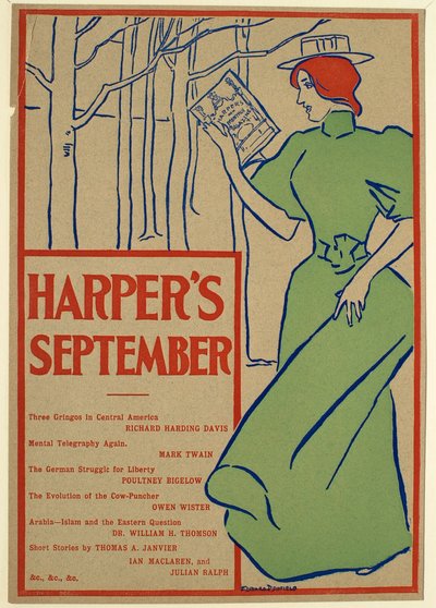 Vrouw die Harper