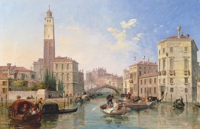Grand Canal: San Geremia en de Ingang naar de Canneregio door Edward Pritchett