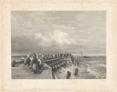 Calais Pier door Edward Radclyffe