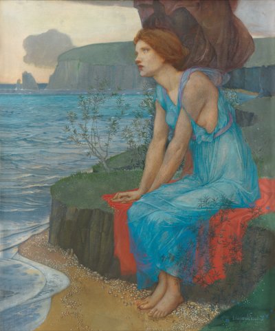 Ariadne op het eiland Naxos door Edward Reginald Frampton