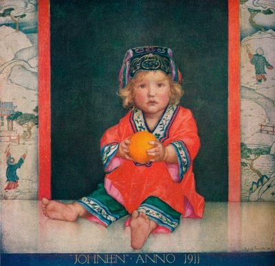 Johneen, zoon van de heer en mevrouw John Noble, 1911, 1919 door Edward Reginald Frampton