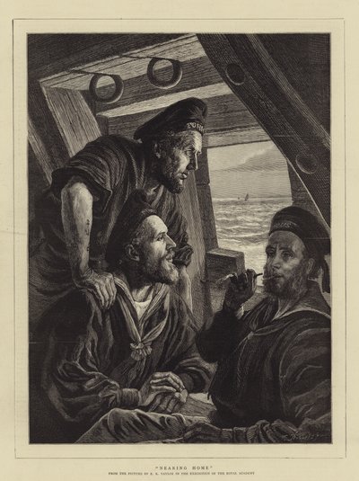 Nadert Huis door Edward Richard Taylor