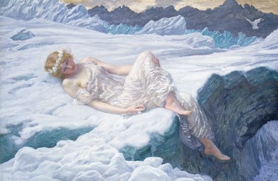 Hart van Sneeuw, 1907 door Edward Robert Hughes