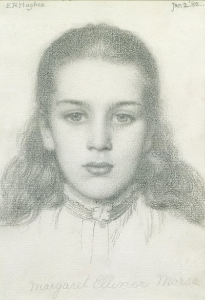 Margaret Ellinor Morse, 2 januari 1882 door Edward Robert Hughes
