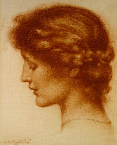 Portret van Rosalind door Edward Robert Hughes