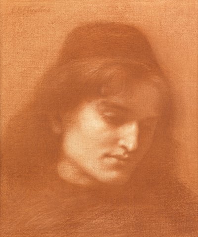 Studie van een man door Edward Robert Hughes