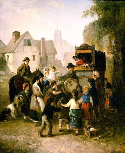 De Punch en Judy Show door Edward Robert Smythe