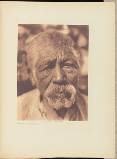 Een Noordelijke Diegueño Type door Edward S. Curtis