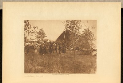 Dierendans - Cheyenne door Edward S. Curtis