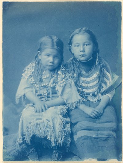 Stieren Schoen door Edward S. Curtis