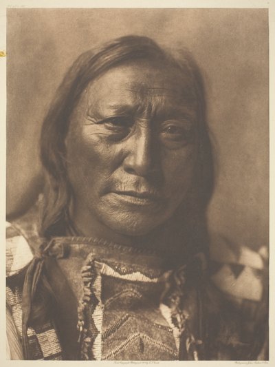 Hollow Horn Bear door Edward S. Curtis
