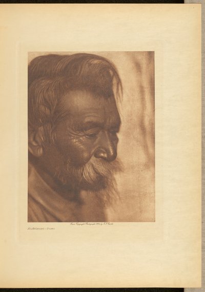 Koshonono - Pomo door Edward S. Curtis