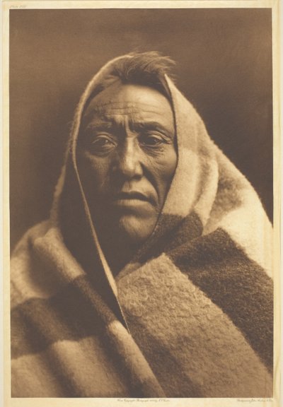 Middenkalf-Piegan door Edward S. Curtis