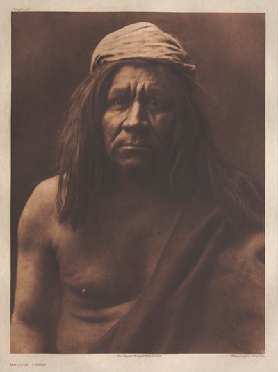 Portfolio II, Plaat 57 / Mohave opperhoofd door Edward S. Curtis