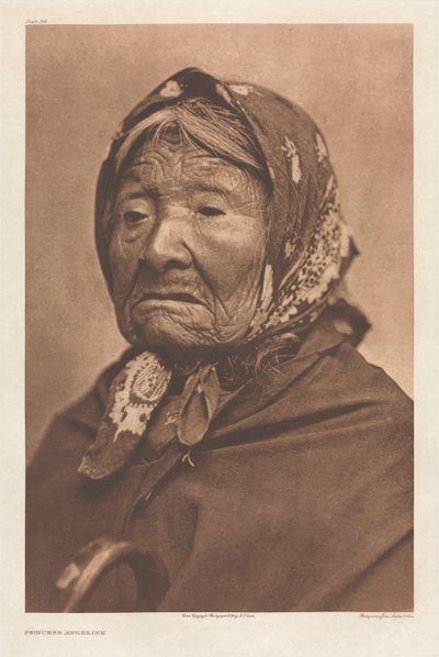 Portfolio IX, Plaat 314: Prinses Angeline door Edward S. Curtis