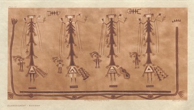 Portfolio I, Plaat 39: Alhkidókihi-Navaho door Edward S. Curtis