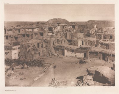 Portfolio XII, Plaat 425: Mishongnovi door Edward S. Curtis