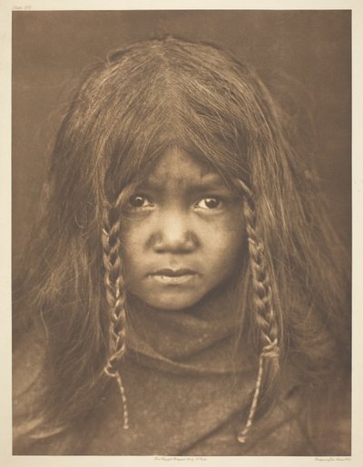 Quilcene jongen door Edward S. Curtis