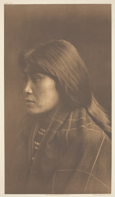 Suquamish meisje door Edward S. Curtis