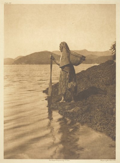 De Zeewierverzamelaar door Edward S. Curtis