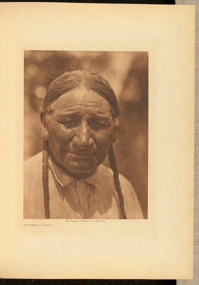 De Zweep - Ponca door Edward S. Curtis
