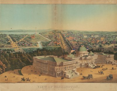 Uitzicht op Washington door Edward Sachse