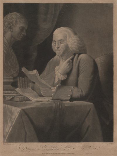 Benjamin Franklin door Edward Savage