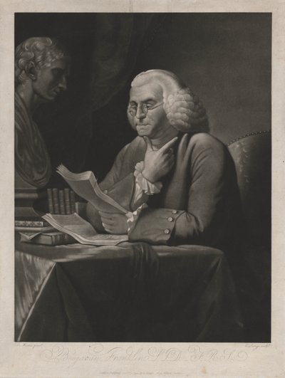 Benjamin Franklin door Edward Savage