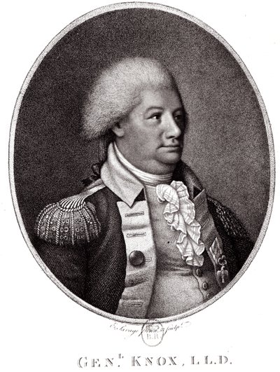 Generaal Henry Knox (1750-1806) 1791 door Edward Savage