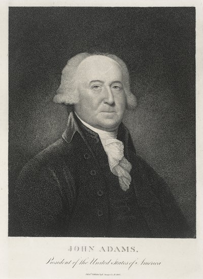 John Adams, tweede president van de Verenigde Staten door Edward Savage