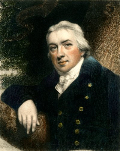 Edward Jenner, late 18e - vroege 19e eeuw, ca. 1833 door Edward Scriven