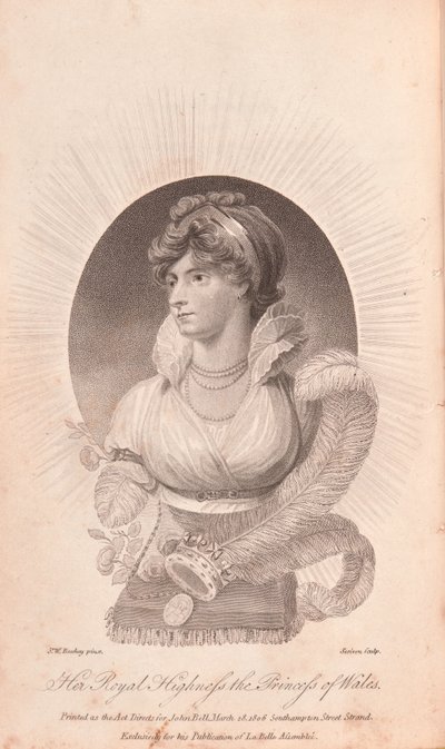 Hare Koninklijke Hoogheid de Prinses van Wales door Edward Scriven
