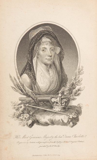 Koningin Charlotte (c.1806-10) door Edward Scriven