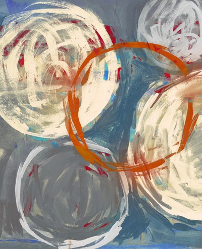Opvallende abstracte cirkels door Edward Selkirk