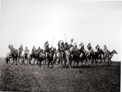 Brule Oorlogspartij door Edward Sheriff Curtis