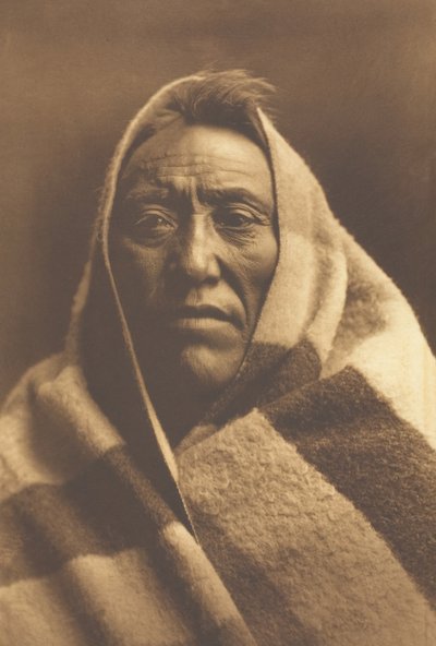 Middenkalf - Piegan door Edward Sheriff Curtis