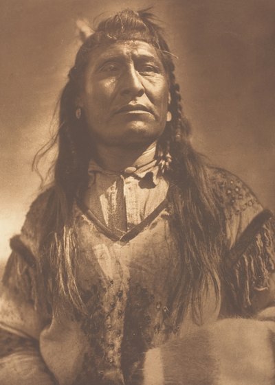 Nieuwe kist - Piegan, 1910 door Edward Sheriff Curtis