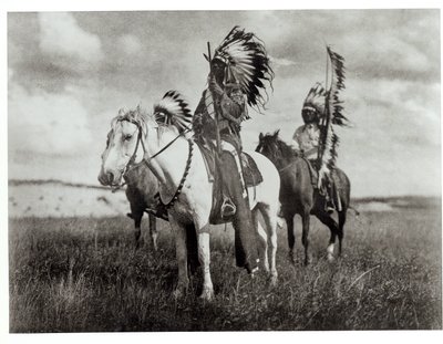 Sioux Hoofden, plaat uit `The North American Indian