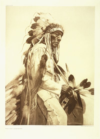 De Oude Cheyenne door Edward Sheriff Curtis