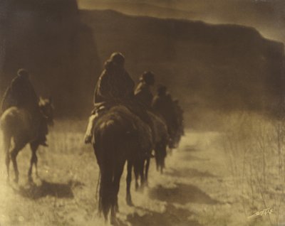 Het verdwijnende ras — Navaho Plaat 1, Volume 1 uit de serie The North American Indian, c. 1904 door Edward Sheriff Curtis
