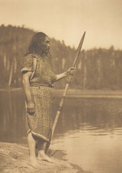 De Walvisvaarder - Clayoquot, 1915 door Edward Sheriff Curtis